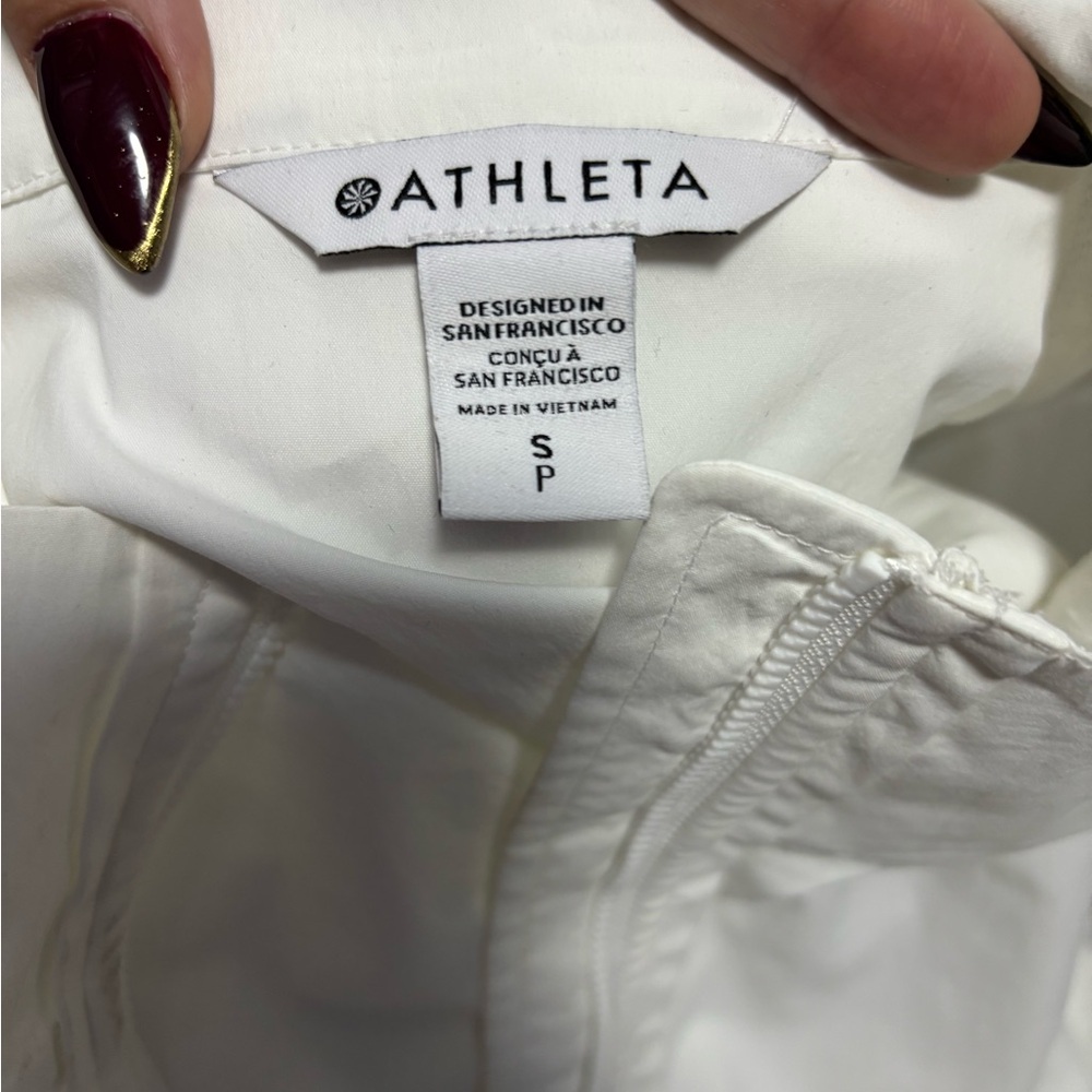 Athleta Women's White Raincoat - Picture 5 of 8